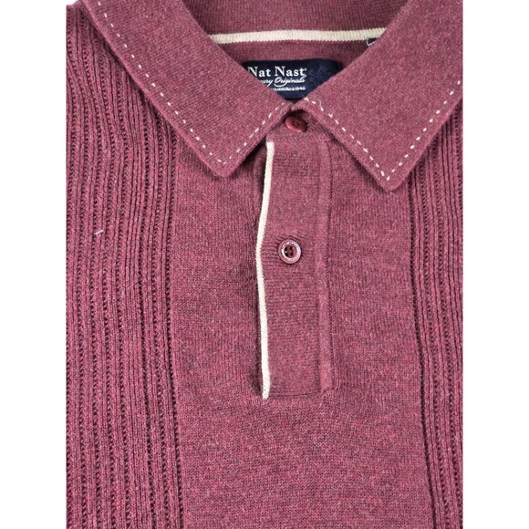 Nat‎ Nast Men's Large 1/4 Zip Long Sleeve Pullover - Picture 2 of 7